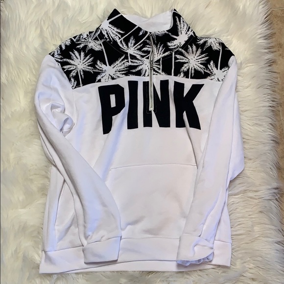 Victoria’s Secret PINK limited edition half zip summer sweatshirt - Picture 1 of 5